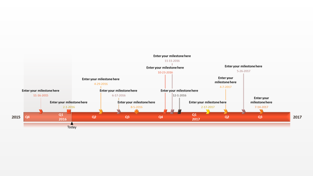 Office Timeline Mod Le De Ligne Du Temps Pour Powerpoint