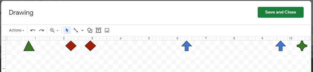 Add milestones to your Google Sheets roadmap