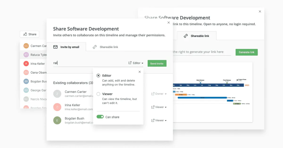 Collaborative project management software