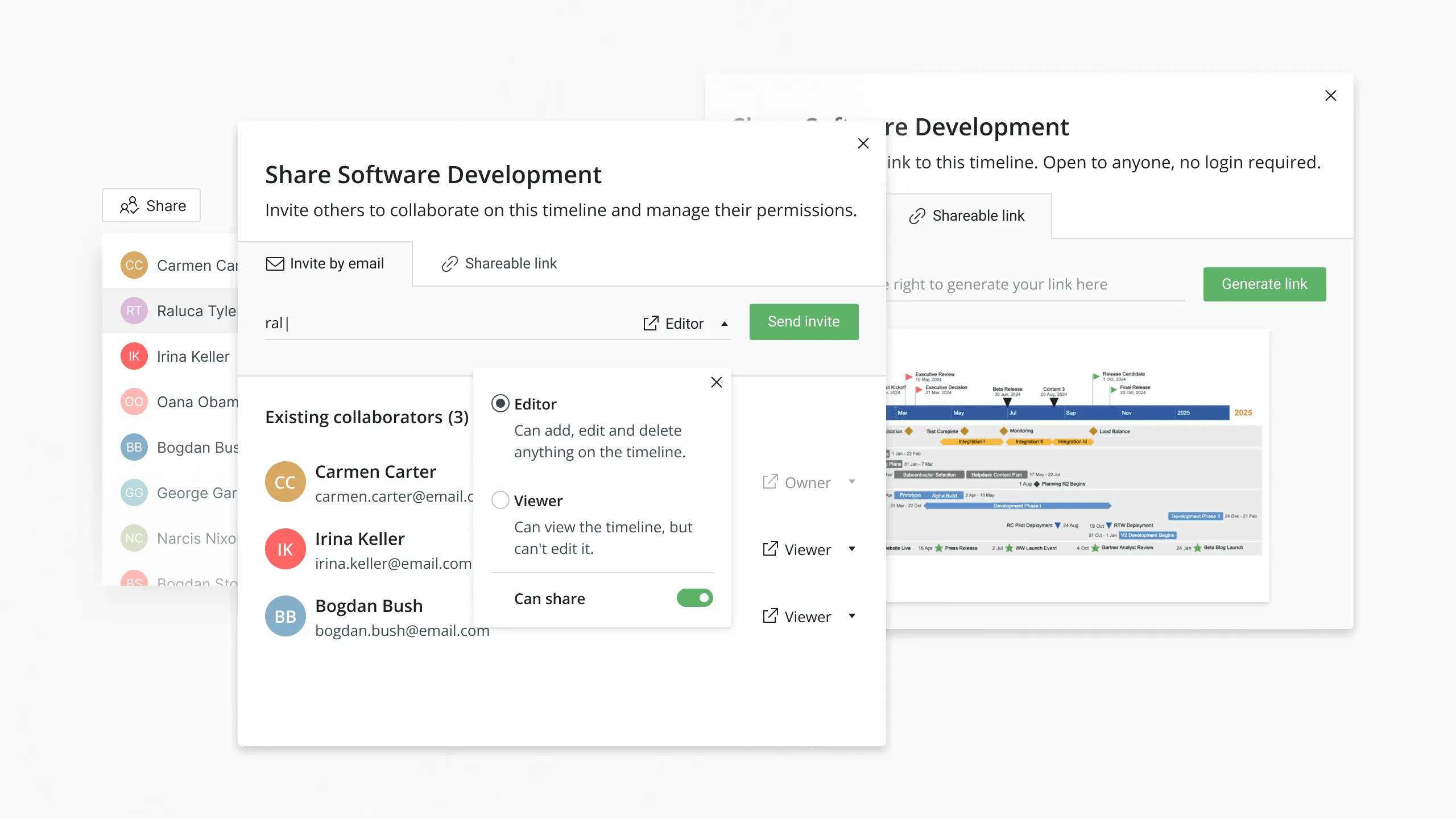 Collaborative project management software