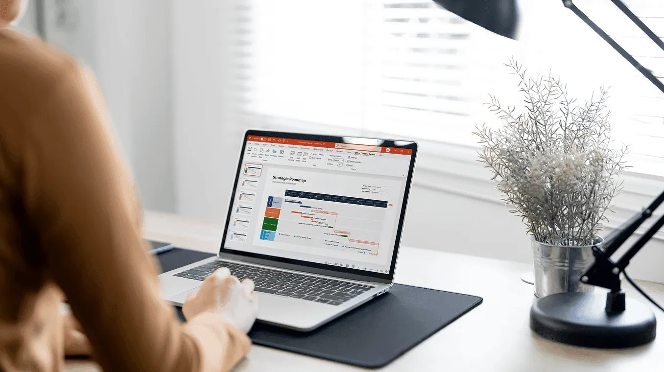 Create professional project visuals with Office Timeline