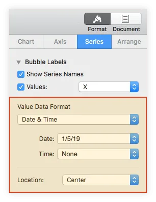 Format Bubble Labels