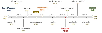 Microsoft Project Timeline Sample