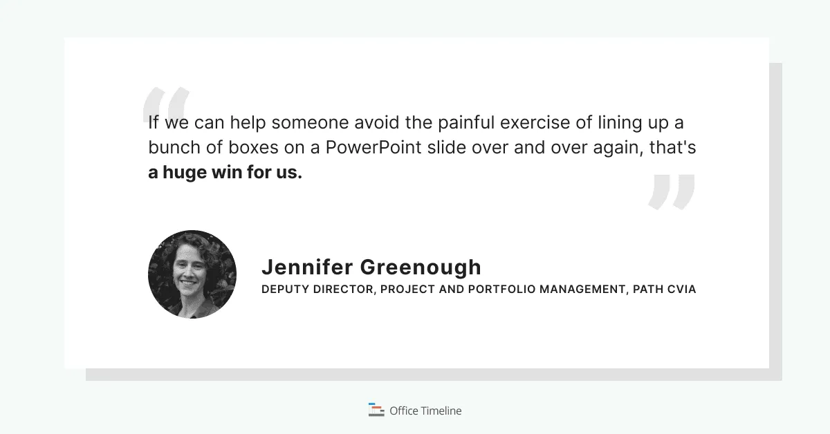 Case study quote from PATH-CVIA