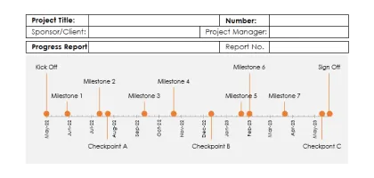 Voorbeeld van Excel-projectstatusrapport­sjabloon