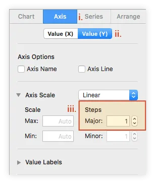 Remove the Horizontal Lines of Your Timeline in Numbers