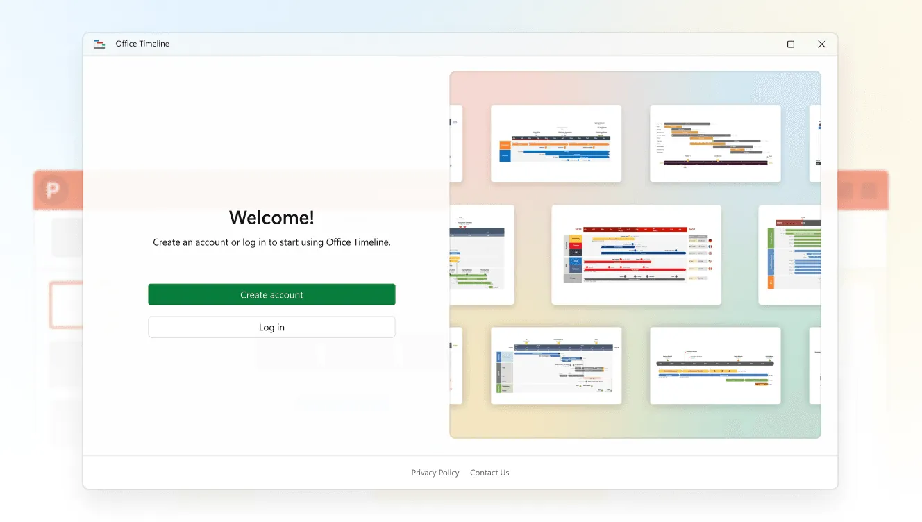 User logins in the Office Timeline PowerPoint add-in