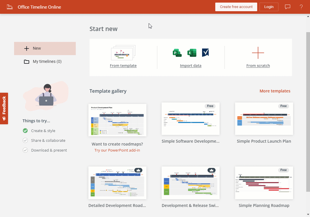Make a Gantt Chart Online from a Template