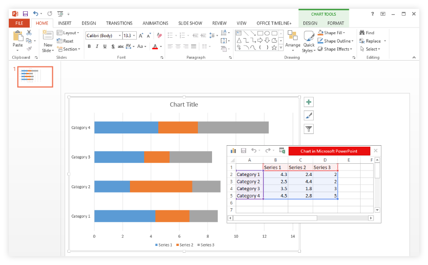 How To Make A Bar Chart In Powerpoint