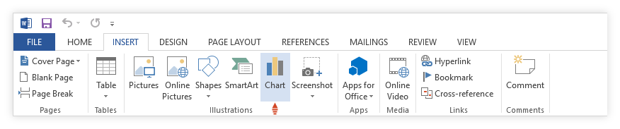 Insert Chart In Word