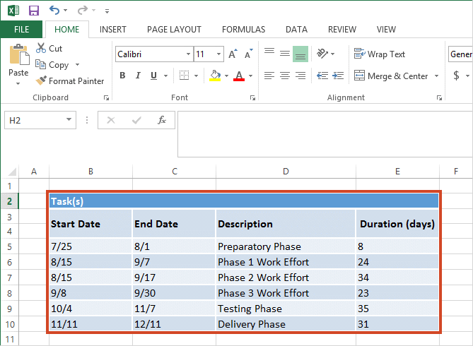 How Do I Create A Gantt Chart In Excel