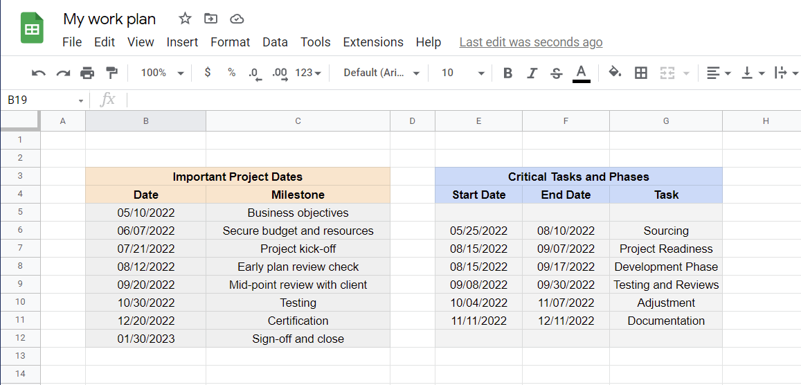 google docs scheduling tool