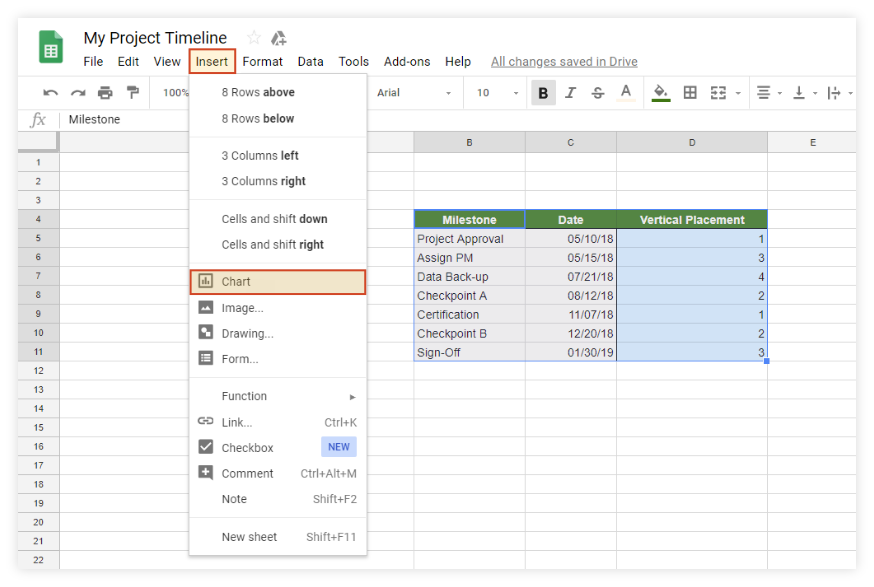 How to Make a Timeline in Google Docs + Free Template