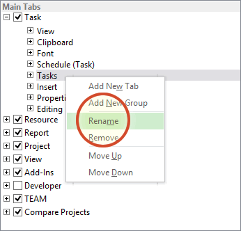 Project 2016 Gantt Chart