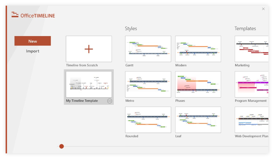 office timeline powerpoint 2010