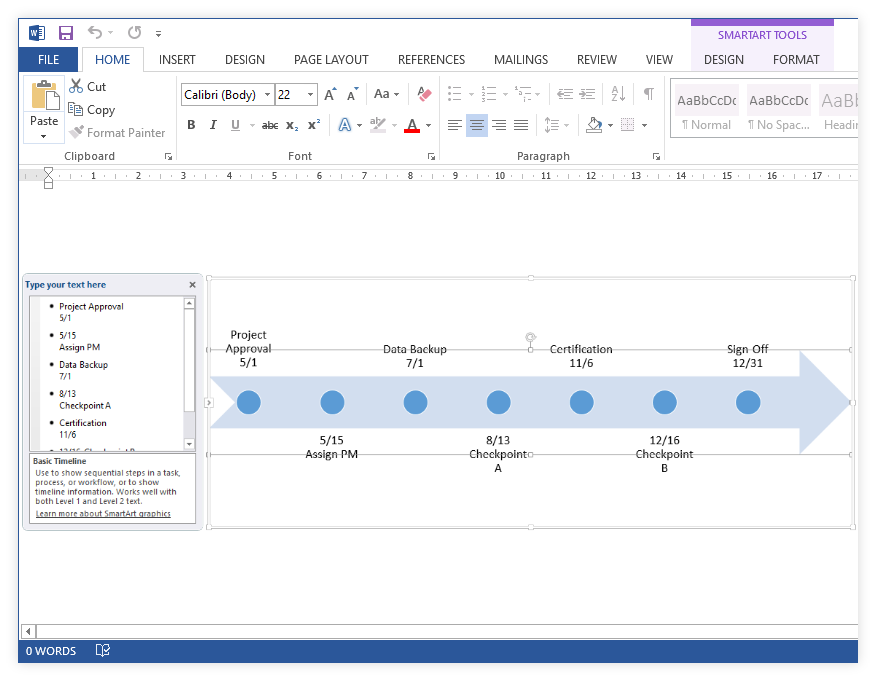 use shapes in word for mac