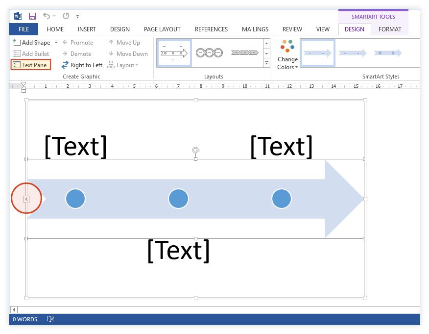 draw an arrow in word for mac