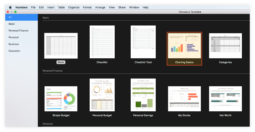 Charting Basics