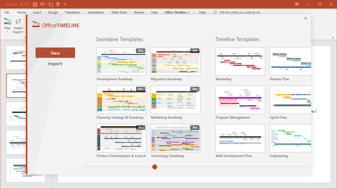 PowerPoint timeline templates
